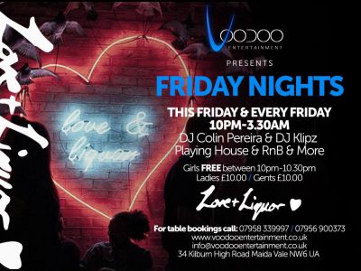 Love & Liquor Fridays